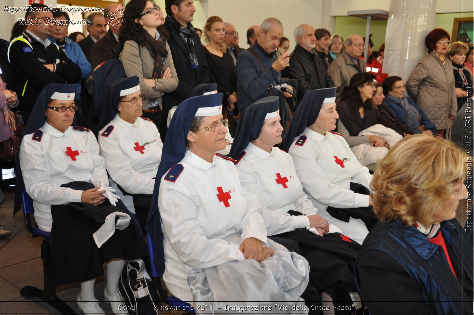 Canelli  - 2 novembre 2011 - Inaugurazione "Via della Croce Rossa" -  Croce Rossa Italiana - Ispettorato Regionale Volontari del Soccorso Piemonte