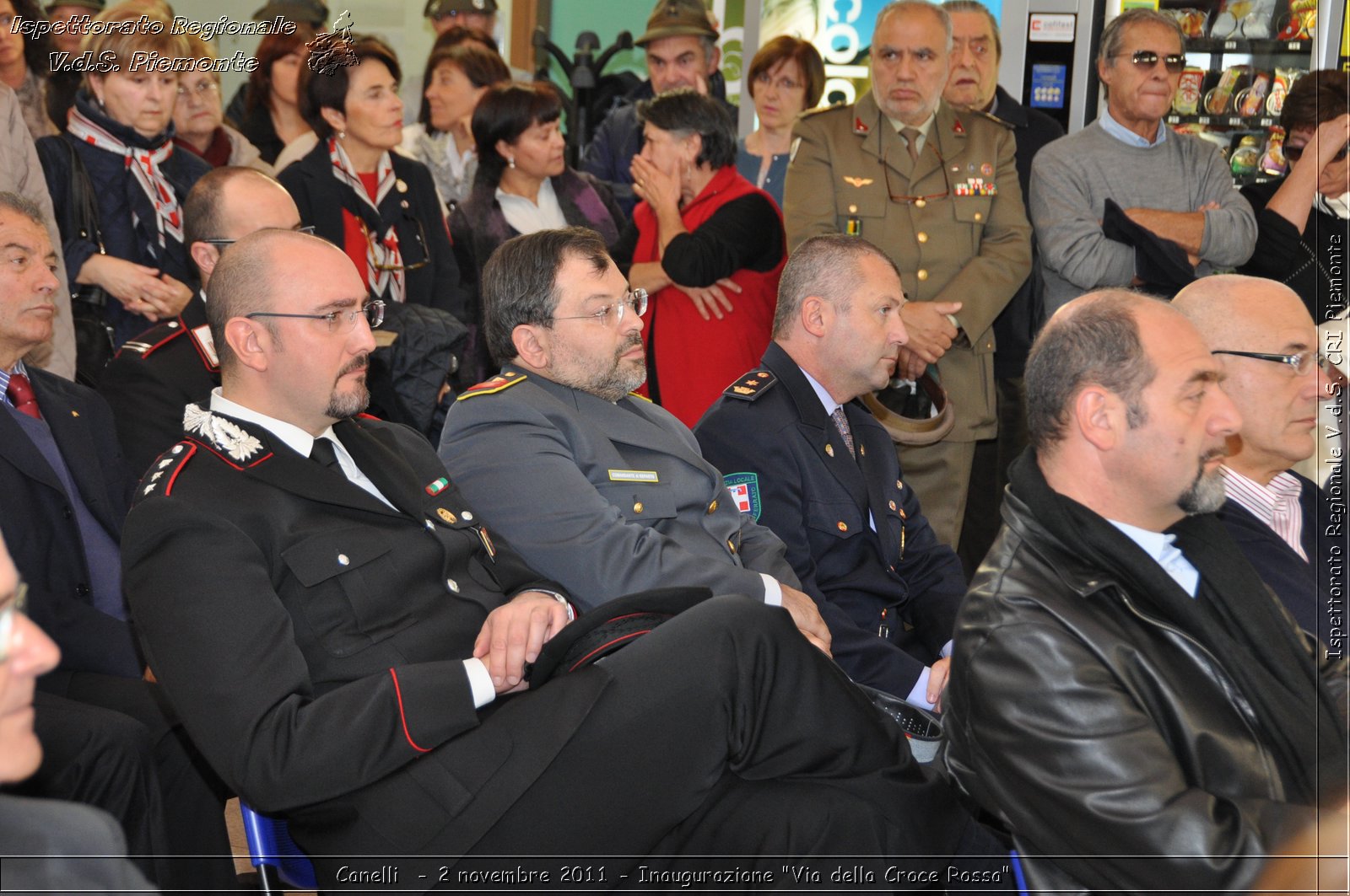 Canelli  - 2 novembre 2011 - Inaugurazione "Via della Croce Rossa" -  Croce Rossa Italiana - Ispettorato Regionale Volontari del Soccorso Piemonte