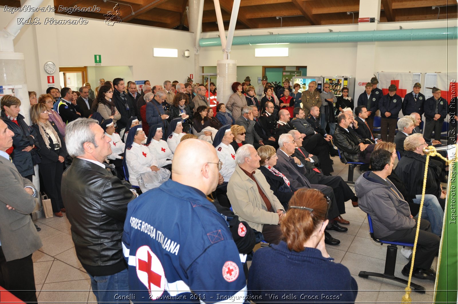 Canelli  - 2 novembre 2011 - Inaugurazione "Via della Croce Rossa" -  Croce Rossa Italiana - Ispettorato Regionale Volontari del Soccorso Piemonte