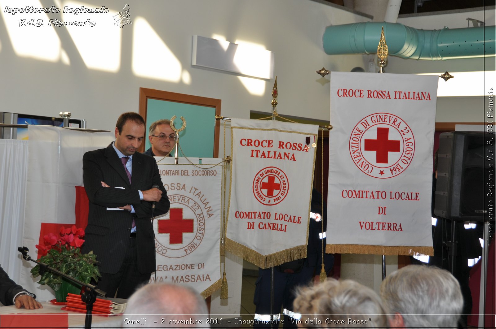 Canelli  - 2 novembre 2011 - Inaugurazione "Via della Croce Rossa" -  Croce Rossa Italiana - Ispettorato Regionale Volontari del Soccorso Piemonte