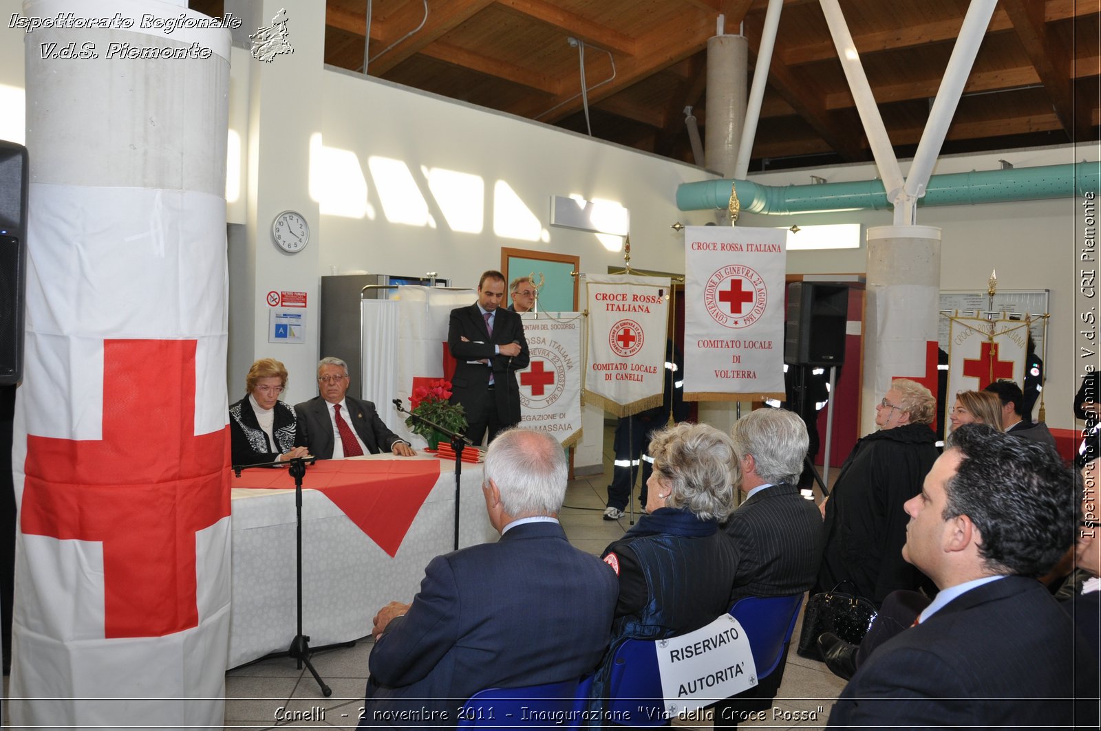 Canelli  - 2 novembre 2011 - Inaugurazione "Via della Croce Rossa" -  Croce Rossa Italiana - Ispettorato Regionale Volontari del Soccorso Piemonte