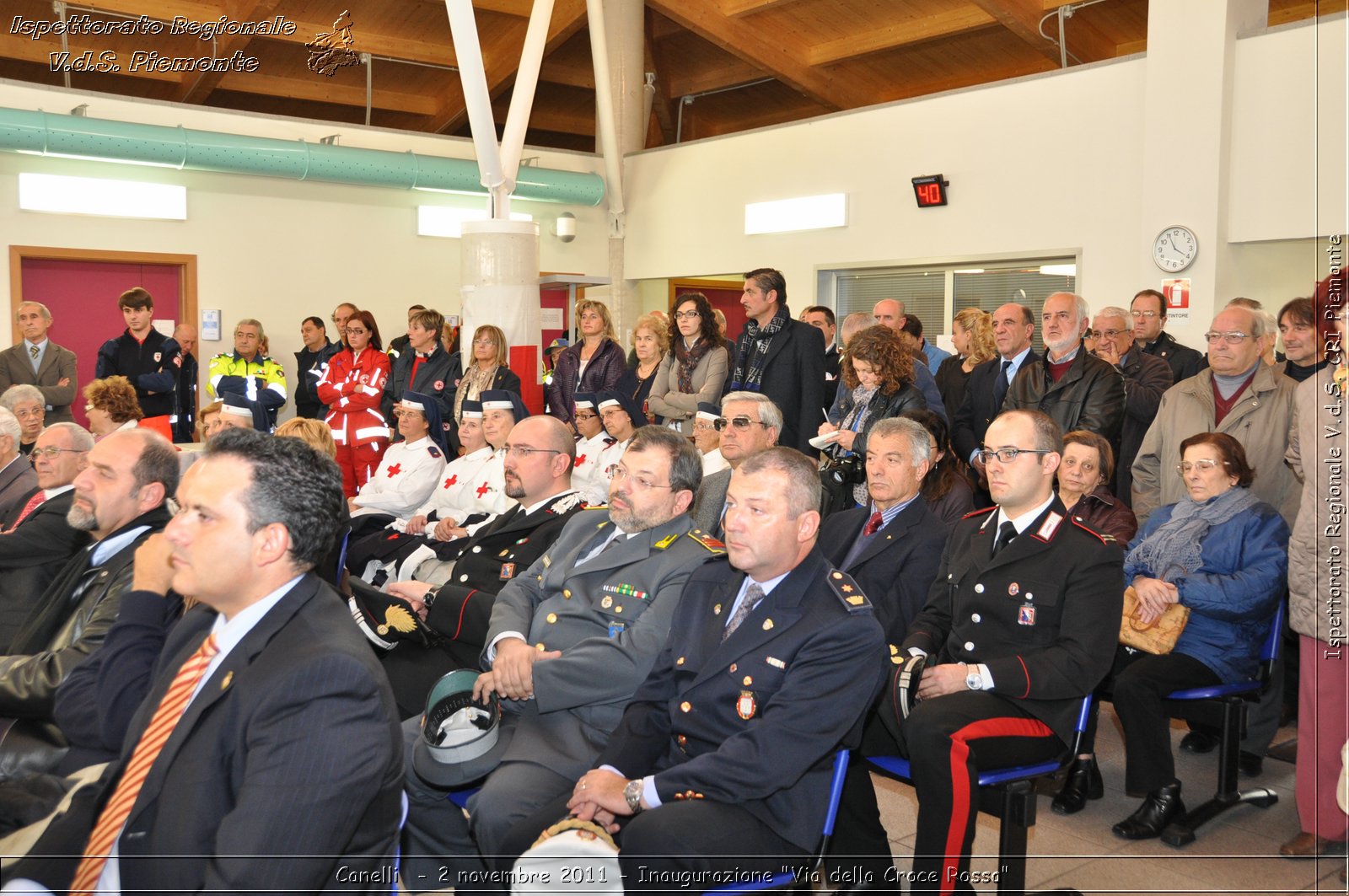 Canelli  - 2 novembre 2011 - Inaugurazione "Via della Croce Rossa" -  Croce Rossa Italiana - Ispettorato Regionale Volontari del Soccorso Piemonte