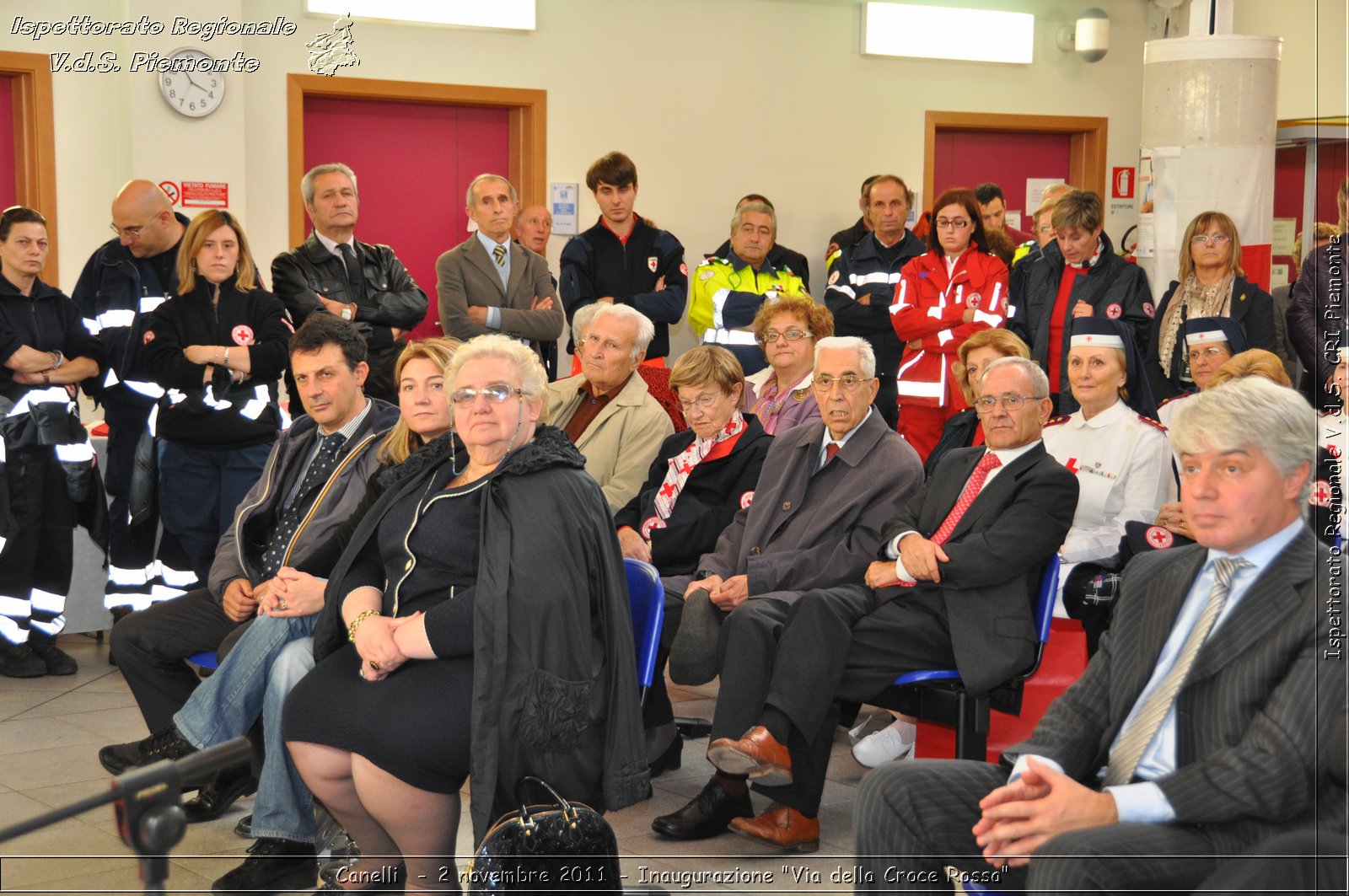 Canelli  - 2 novembre 2011 - Inaugurazione "Via della Croce Rossa" -  Croce Rossa Italiana - Ispettorato Regionale Volontari del Soccorso Piemonte