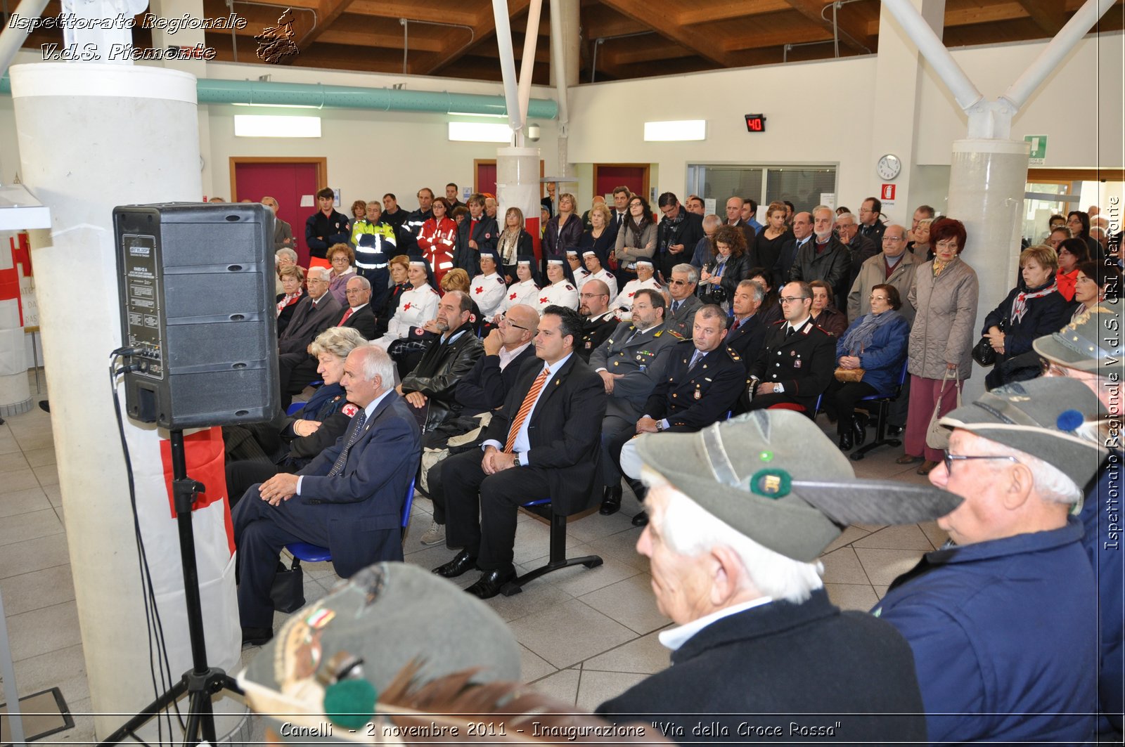 Canelli  - 2 novembre 2011 - Inaugurazione "Via della Croce Rossa" -  Croce Rossa Italiana - Ispettorato Regionale Volontari del Soccorso Piemonte