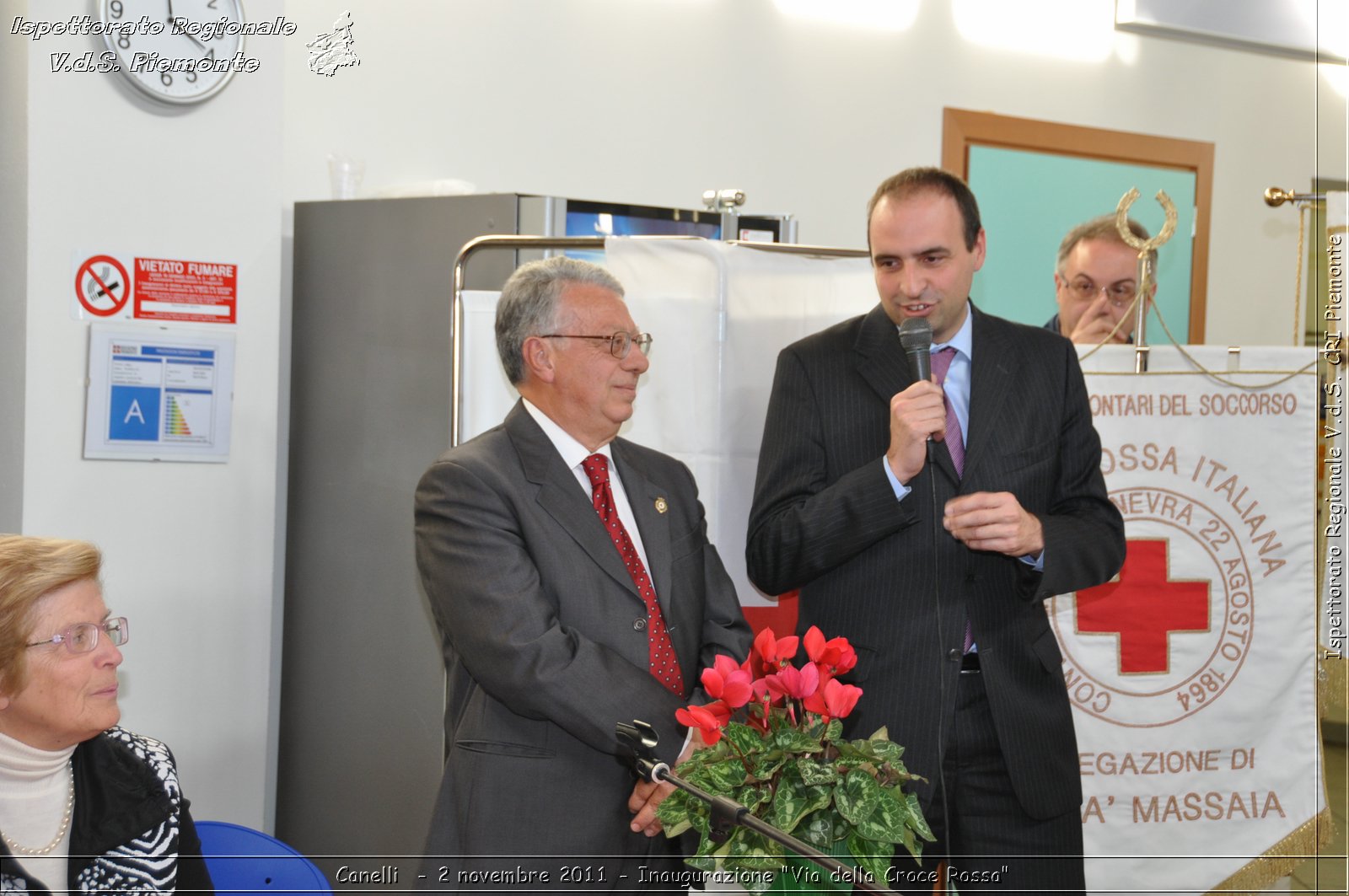 Canelli  - 2 novembre 2011 - Inaugurazione "Via della Croce Rossa" -  Croce Rossa Italiana - Ispettorato Regionale Volontari del Soccorso Piemonte