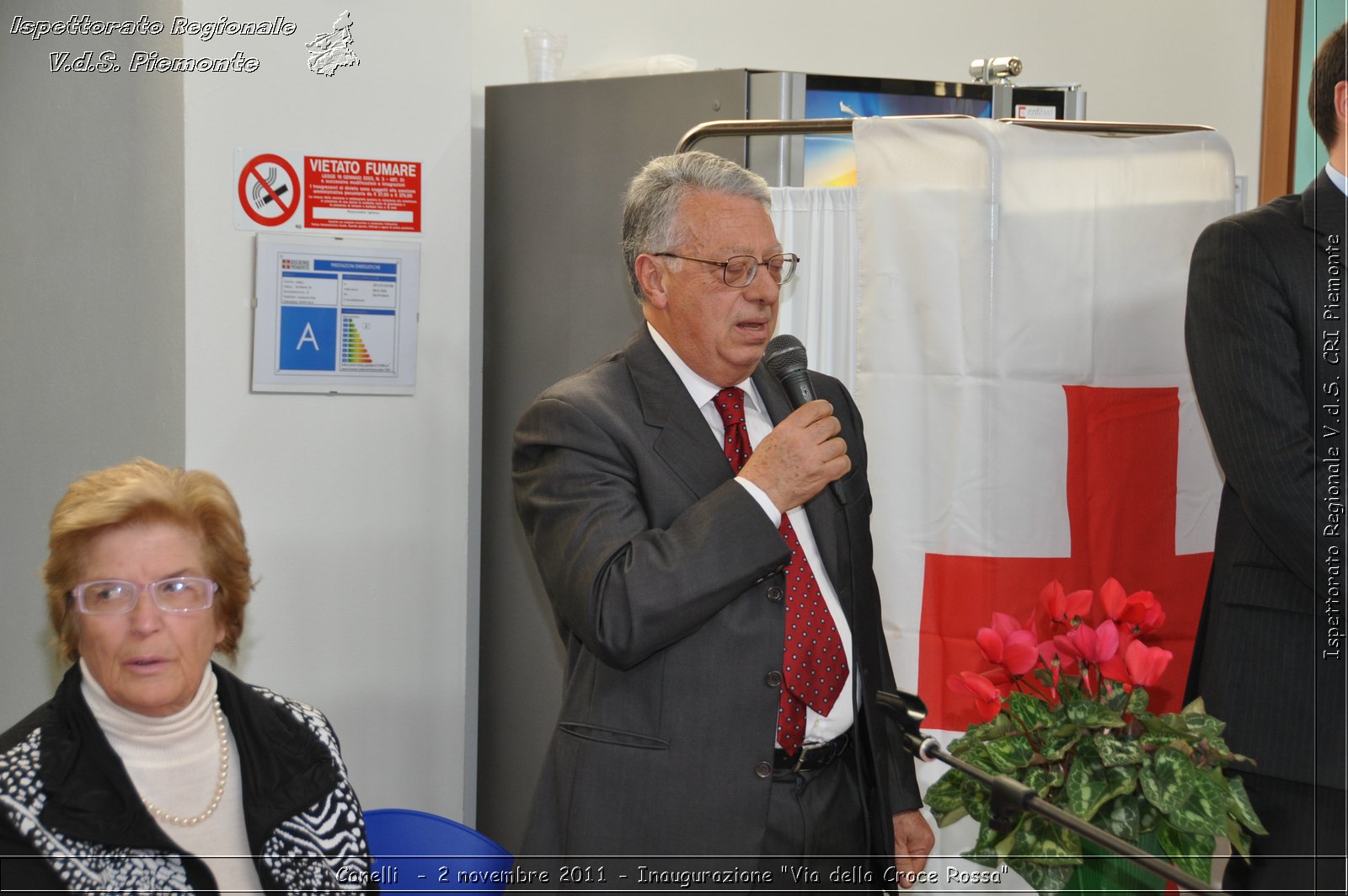 Canelli  - 2 novembre 2011 - Inaugurazione "Via della Croce Rossa" -  Croce Rossa Italiana - Ispettorato Regionale Volontari del Soccorso Piemonte