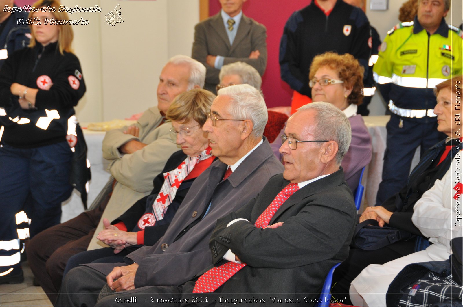 Canelli  - 2 novembre 2011 - Inaugurazione "Via della Croce Rossa" -  Croce Rossa Italiana - Ispettorato Regionale Volontari del Soccorso Piemonte