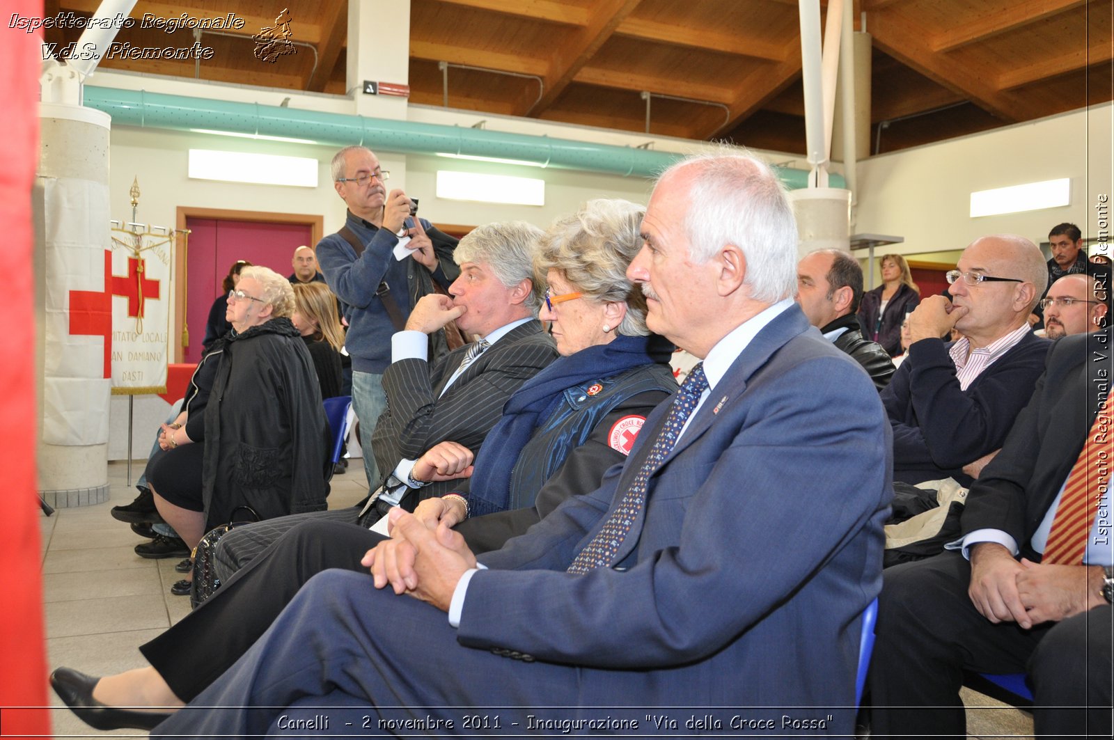 Canelli  - 2 novembre 2011 - Inaugurazione "Via della Croce Rossa" -  Croce Rossa Italiana - Ispettorato Regionale Volontari del Soccorso Piemonte