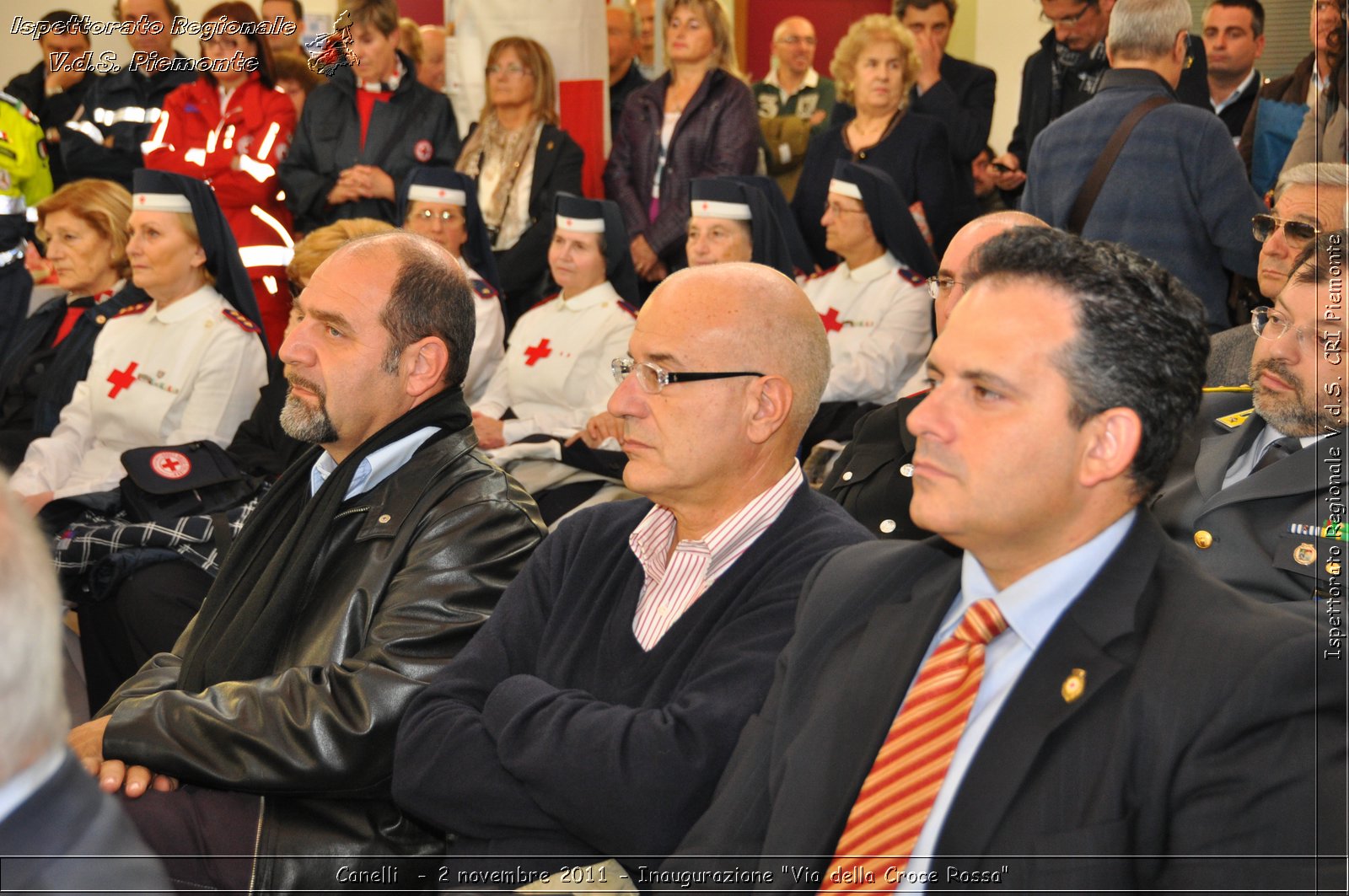 Canelli  - 2 novembre 2011 - Inaugurazione "Via della Croce Rossa" -  Croce Rossa Italiana - Ispettorato Regionale Volontari del Soccorso Piemonte