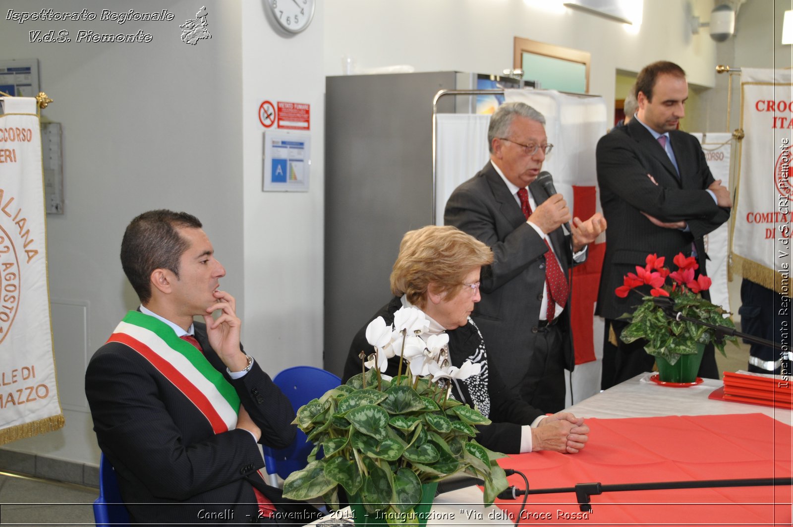 Canelli  - 2 novembre 2011 - Inaugurazione "Via della Croce Rossa" -  Croce Rossa Italiana - Ispettorato Regionale Volontari del Soccorso Piemonte