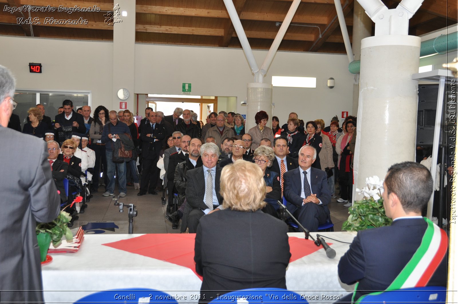 Canelli  - 2 novembre 2011 - Inaugurazione "Via della Croce Rossa" -  Croce Rossa Italiana - Ispettorato Regionale Volontari del Soccorso Piemonte