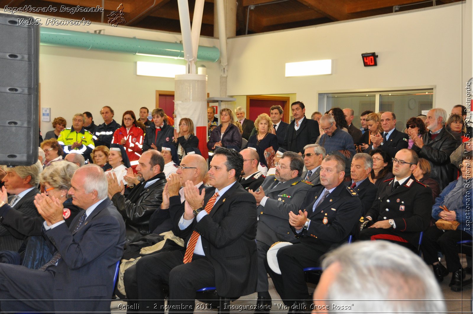 Canelli  - 2 novembre 2011 - Inaugurazione "Via della Croce Rossa" -  Croce Rossa Italiana - Ispettorato Regionale Volontari del Soccorso Piemonte