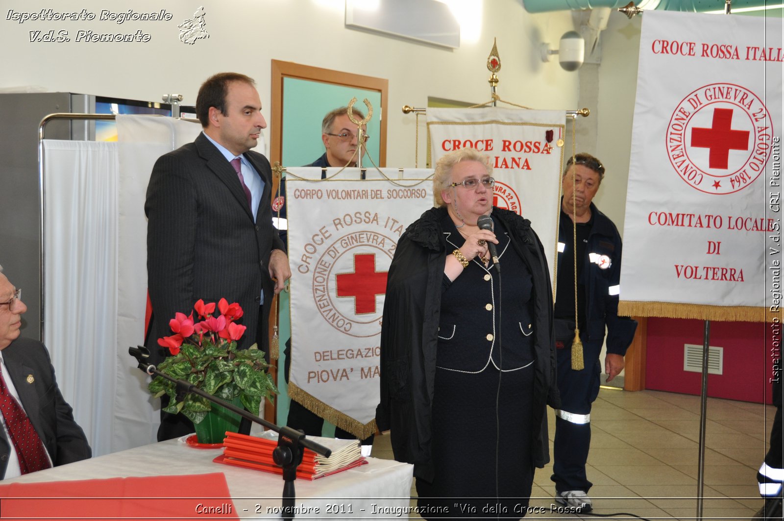 Canelli  - 2 novembre 2011 - Inaugurazione "Via della Croce Rossa" -  Croce Rossa Italiana - Ispettorato Regionale Volontari del Soccorso Piemonte