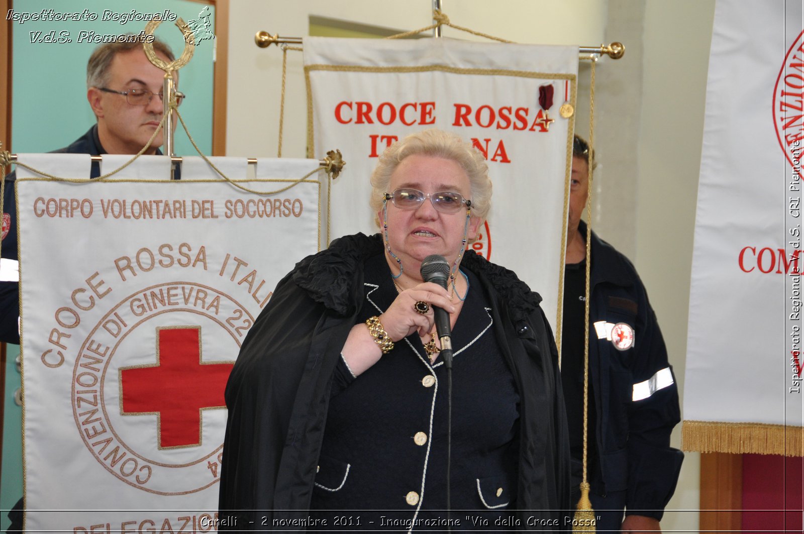 Canelli  - 2 novembre 2011 - Inaugurazione "Via della Croce Rossa" -  Croce Rossa Italiana - Ispettorato Regionale Volontari del Soccorso Piemonte