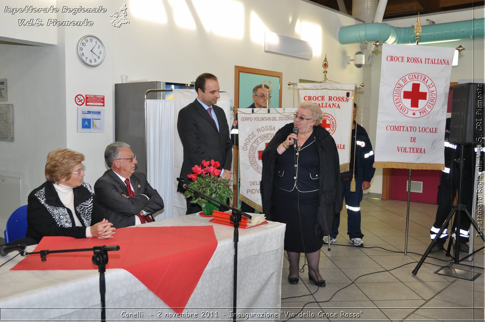 Canelli  - 2 novembre 2011 - Inaugurazione "Via della Croce Rossa" -  Croce Rossa Italiana - Ispettorato Regionale Volontari del Soccorso Piemonte