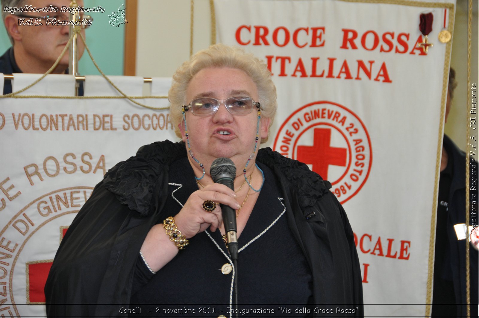 Canelli  - 2 novembre 2011 - Inaugurazione "Via della Croce Rossa" -  Croce Rossa Italiana - Ispettorato Regionale Volontari del Soccorso Piemonte