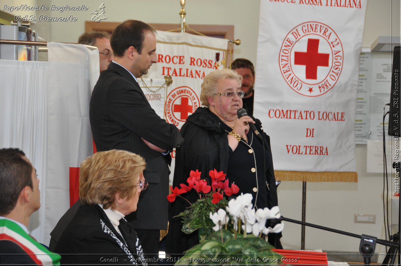 Canelli  - 2 novembre 2011 - Inaugurazione "Via della Croce Rossa" -  Croce Rossa Italiana - Ispettorato Regionale Volontari del Soccorso Piemonte