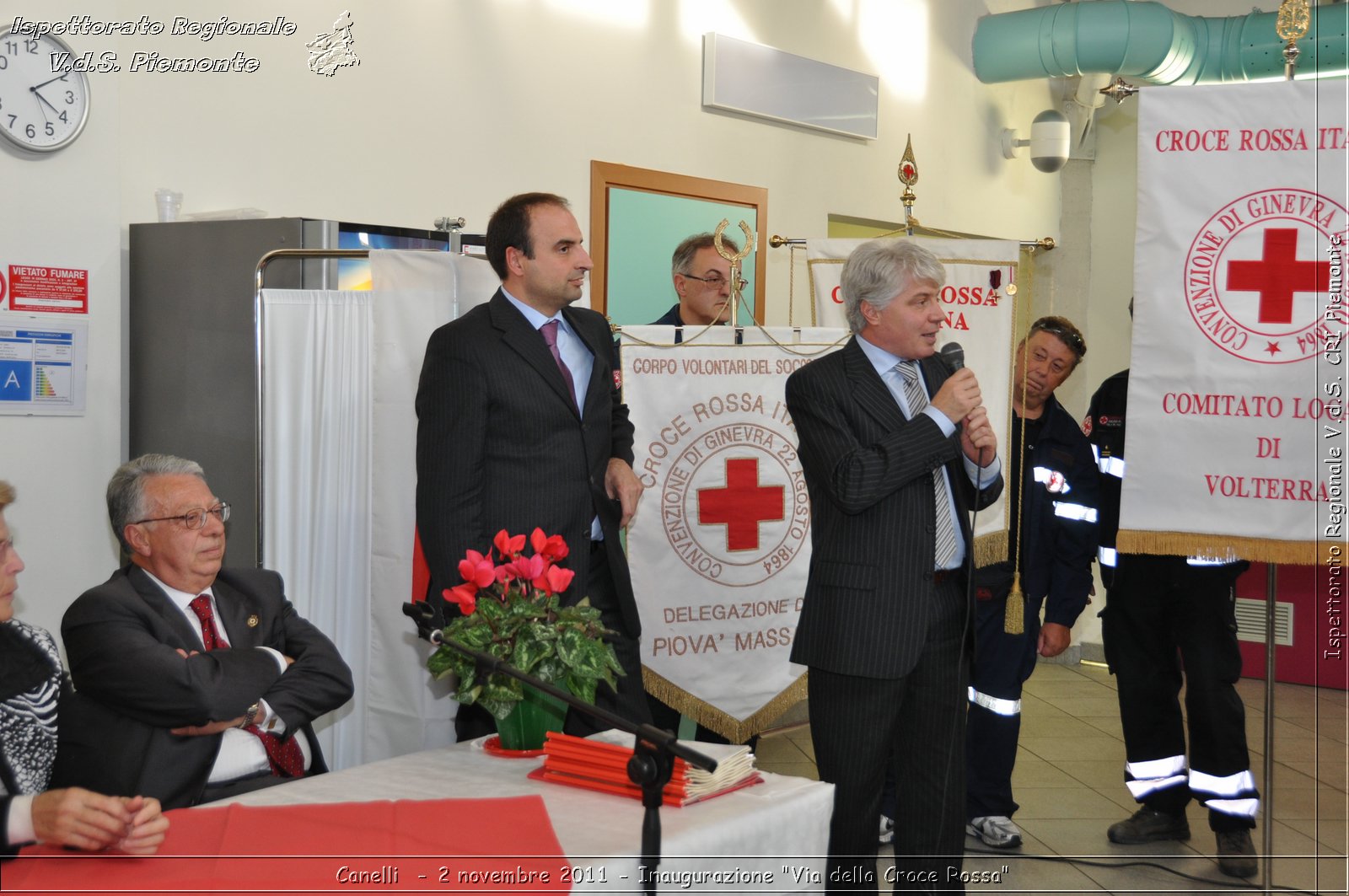 Canelli  - 2 novembre 2011 - Inaugurazione "Via della Croce Rossa" -  Croce Rossa Italiana - Ispettorato Regionale Volontari del Soccorso Piemonte