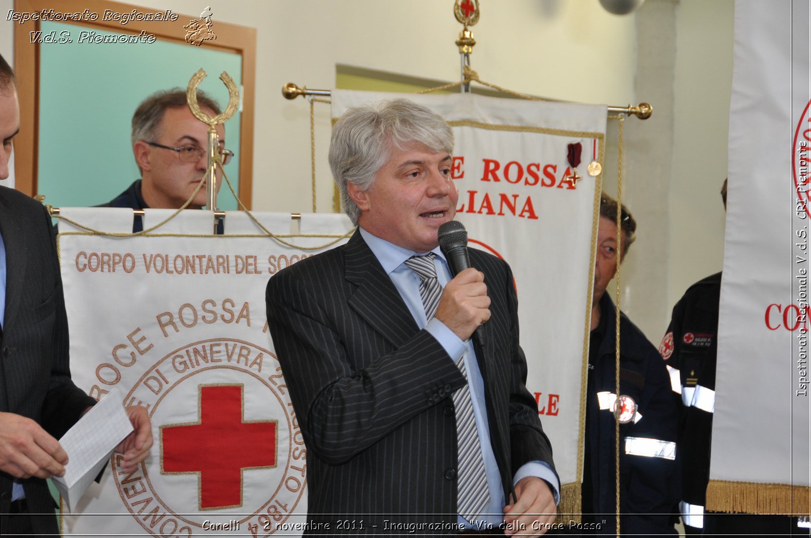 Canelli  - 2 novembre 2011 - Inaugurazione "Via della Croce Rossa" -  Croce Rossa Italiana - Ispettorato Regionale Volontari del Soccorso Piemonte