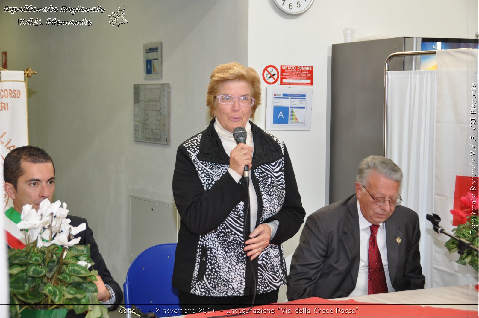 Canelli  - 2 novembre 2011 - Inaugurazione "Via della Croce Rossa" -  Croce Rossa Italiana - Ispettorato Regionale Volontari del Soccorso Piemonte