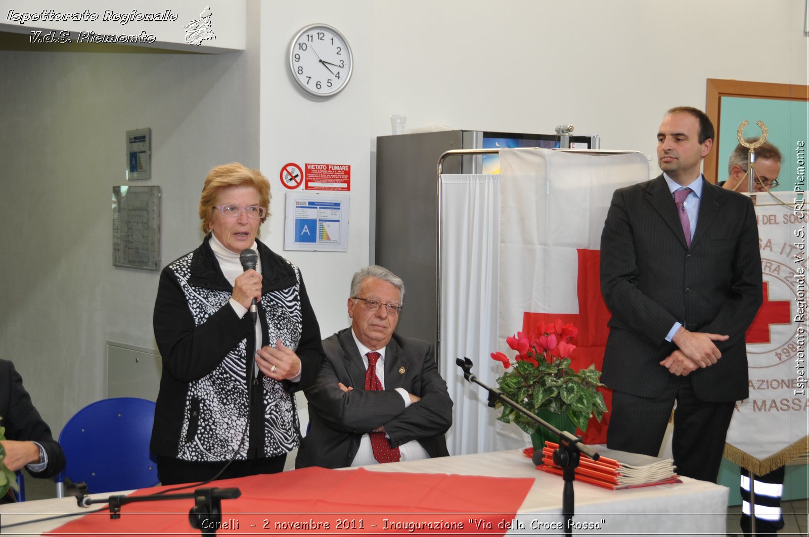 Canelli  - 2 novembre 2011 - Inaugurazione "Via della Croce Rossa" -  Croce Rossa Italiana - Ispettorato Regionale Volontari del Soccorso Piemonte