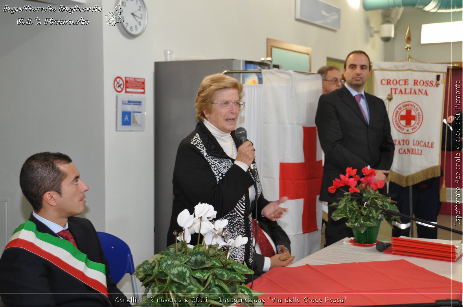 Canelli  - 2 novembre 2011 - Inaugurazione "Via della Croce Rossa" -  Croce Rossa Italiana - Ispettorato Regionale Volontari del Soccorso Piemonte