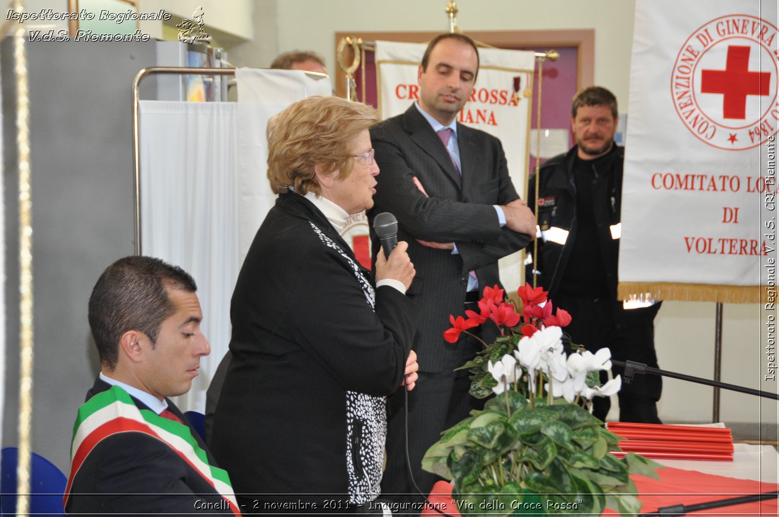 Canelli  - 2 novembre 2011 - Inaugurazione "Via della Croce Rossa" -  Croce Rossa Italiana - Ispettorato Regionale Volontari del Soccorso Piemonte