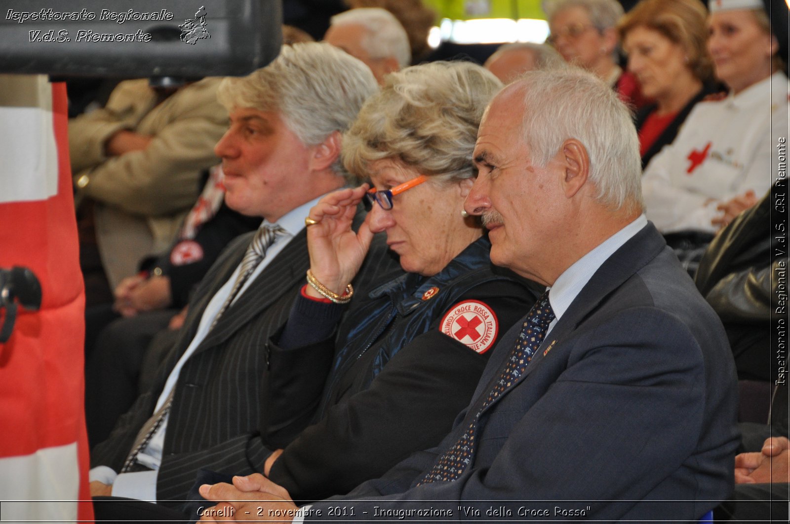 Canelli  - 2 novembre 2011 - Inaugurazione "Via della Croce Rossa" -  Croce Rossa Italiana - Ispettorato Regionale Volontari del Soccorso Piemonte