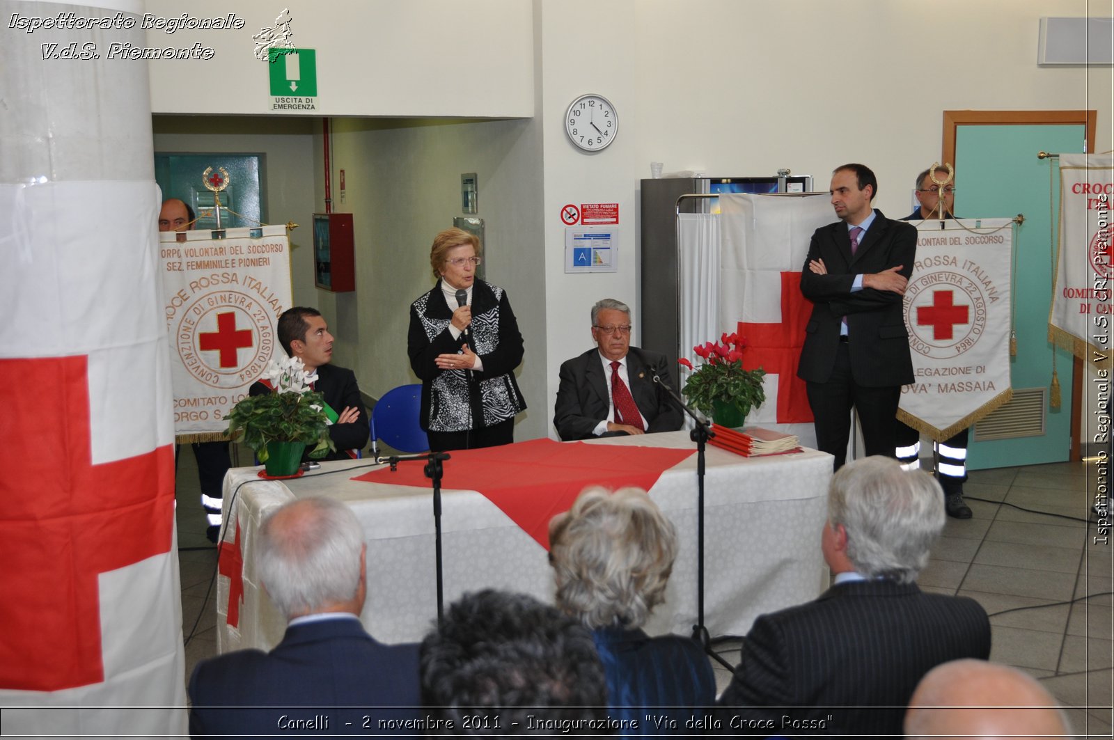 Canelli  - 2 novembre 2011 - Inaugurazione "Via della Croce Rossa" -  Croce Rossa Italiana - Ispettorato Regionale Volontari del Soccorso Piemonte