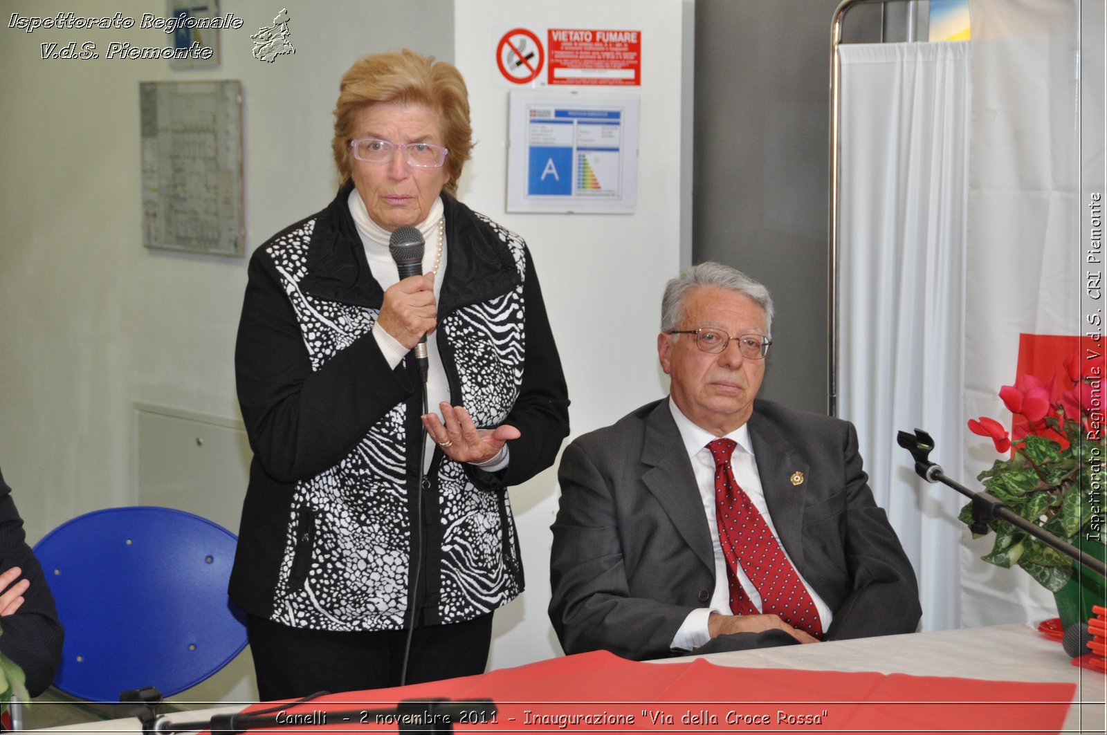 Canelli  - 2 novembre 2011 - Inaugurazione "Via della Croce Rossa" -  Croce Rossa Italiana - Ispettorato Regionale Volontari del Soccorso Piemonte