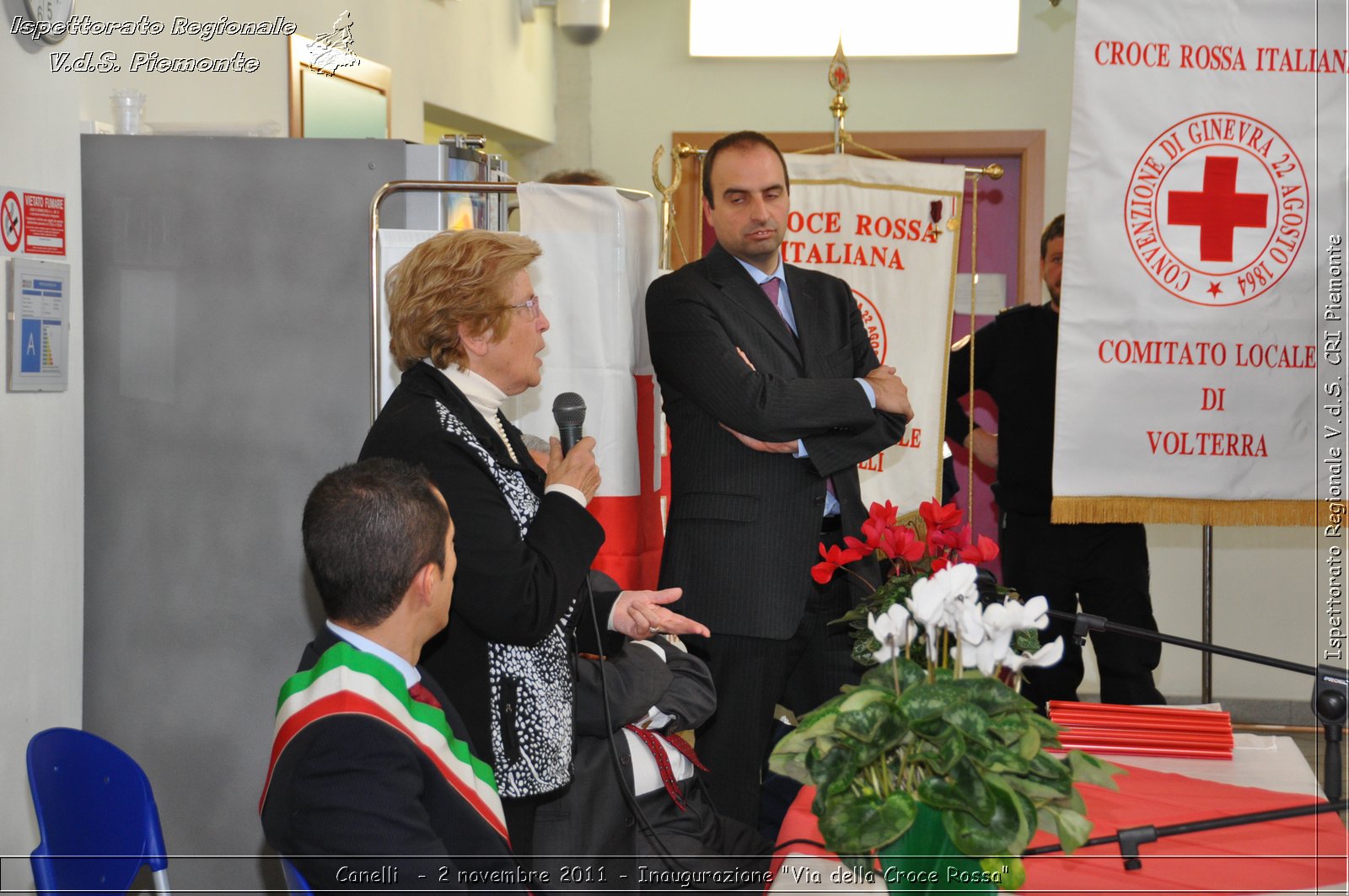 Canelli  - 2 novembre 2011 - Inaugurazione "Via della Croce Rossa" -  Croce Rossa Italiana - Ispettorato Regionale Volontari del Soccorso Piemonte