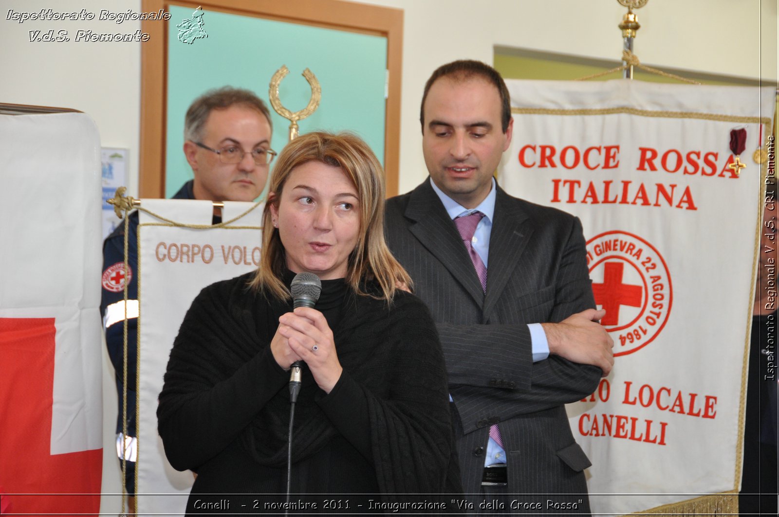 Canelli  - 2 novembre 2011 - Inaugurazione "Via della Croce Rossa" -  Croce Rossa Italiana - Ispettorato Regionale Volontari del Soccorso Piemonte