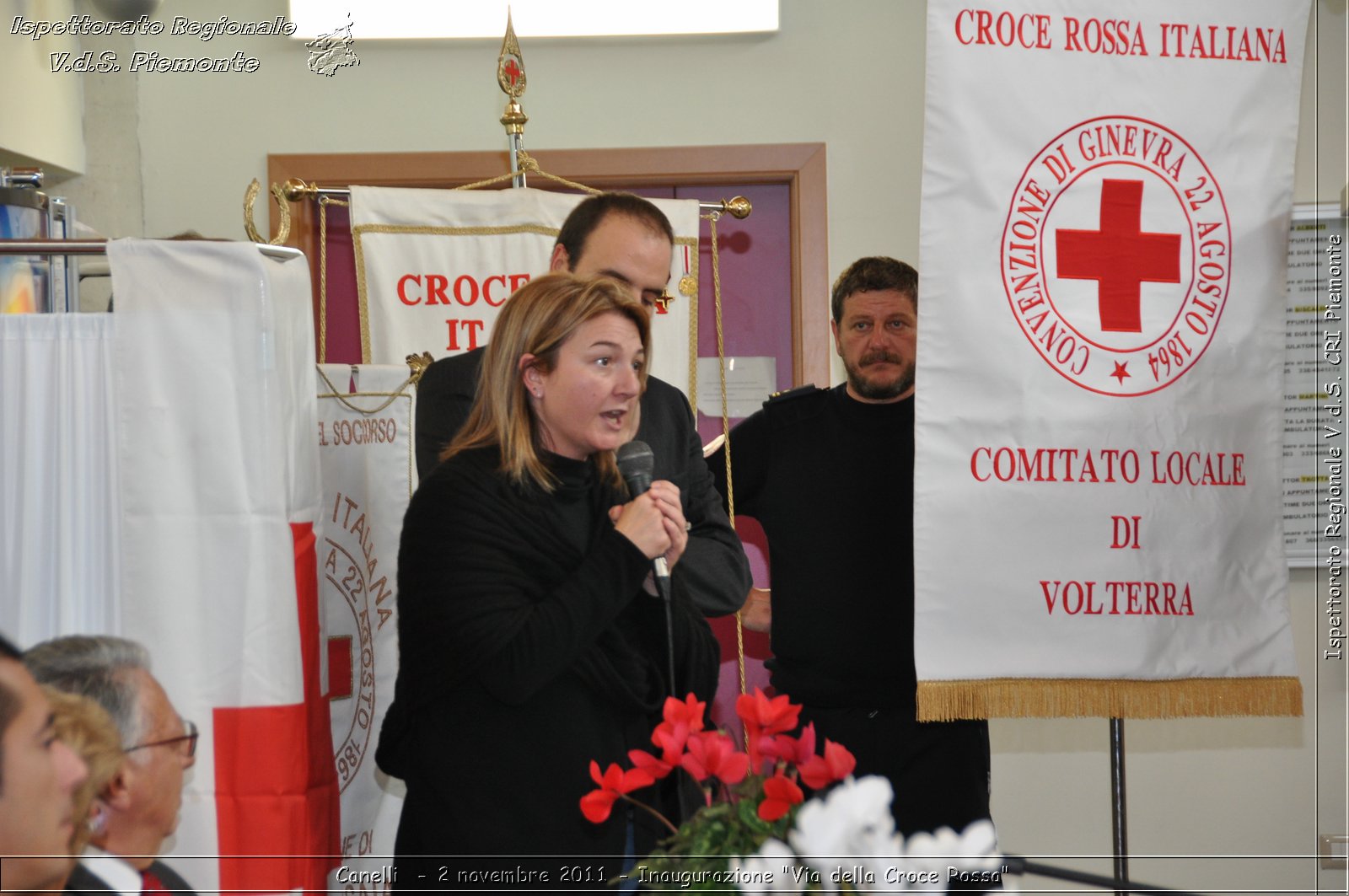 Canelli  - 2 novembre 2011 - Inaugurazione "Via della Croce Rossa" -  Croce Rossa Italiana - Ispettorato Regionale Volontari del Soccorso Piemonte