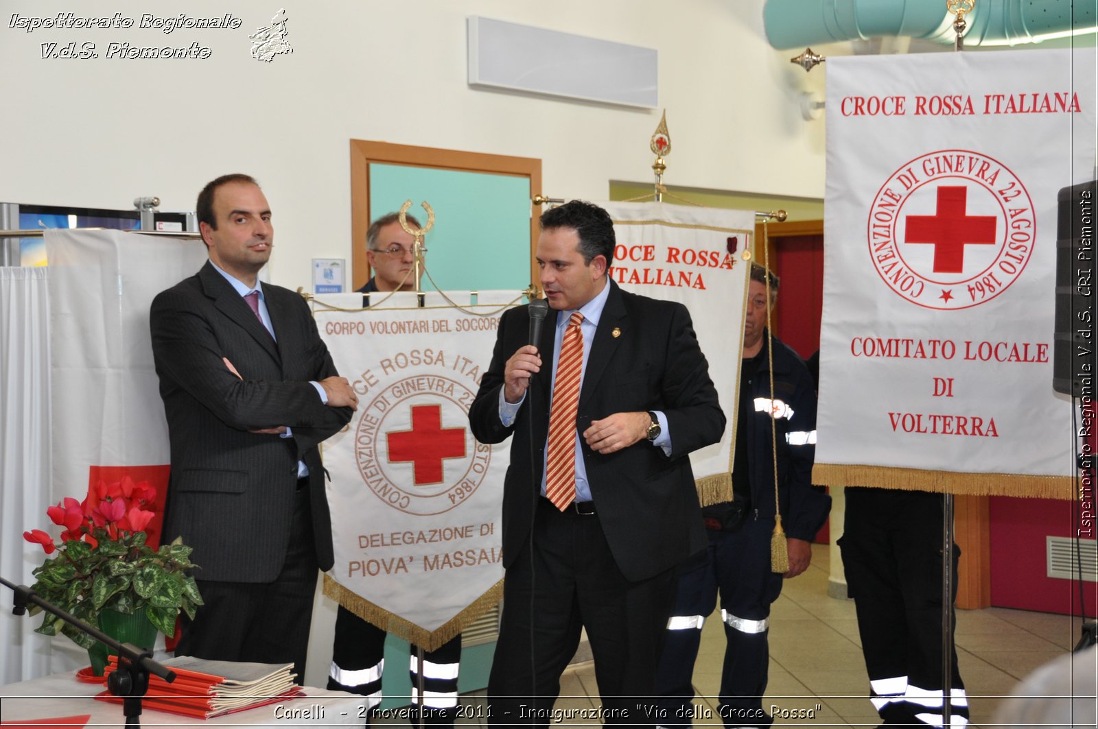 Canelli  - 2 novembre 2011 - Inaugurazione "Via della Croce Rossa" -  Croce Rossa Italiana - Ispettorato Regionale Volontari del Soccorso Piemonte