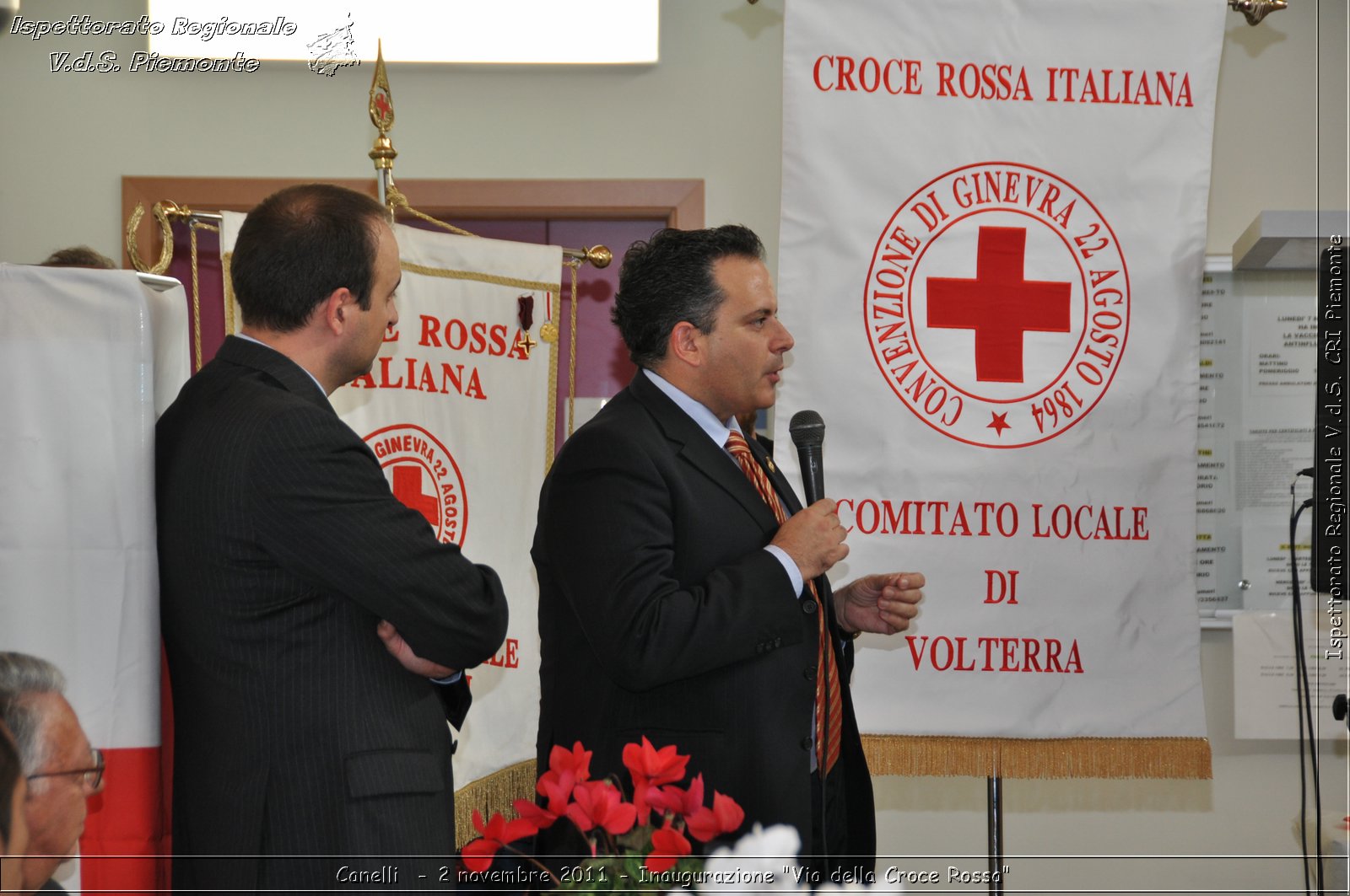 Canelli  - 2 novembre 2011 - Inaugurazione "Via della Croce Rossa" -  Croce Rossa Italiana - Ispettorato Regionale Volontari del Soccorso Piemonte