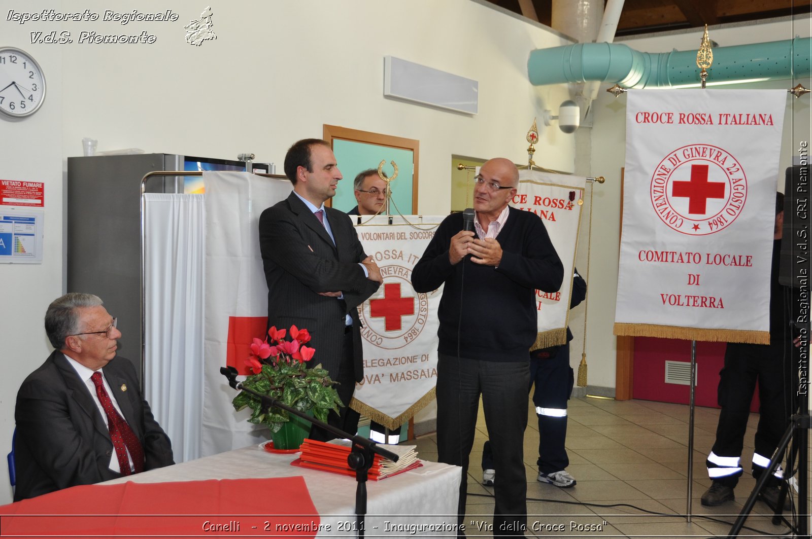 Canelli  - 2 novembre 2011 - Inaugurazione "Via della Croce Rossa" -  Croce Rossa Italiana - Ispettorato Regionale Volontari del Soccorso Piemonte