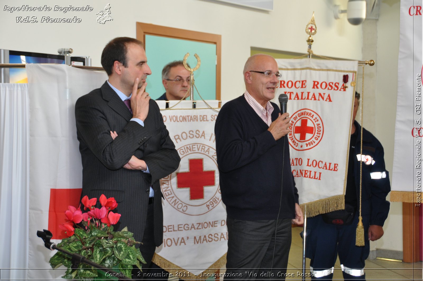 Canelli  - 2 novembre 2011 - Inaugurazione "Via della Croce Rossa" -  Croce Rossa Italiana - Ispettorato Regionale Volontari del Soccorso Piemonte