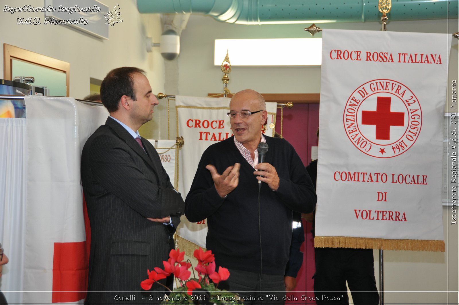 Canelli  - 2 novembre 2011 - Inaugurazione "Via della Croce Rossa" -  Croce Rossa Italiana - Ispettorato Regionale Volontari del Soccorso Piemonte