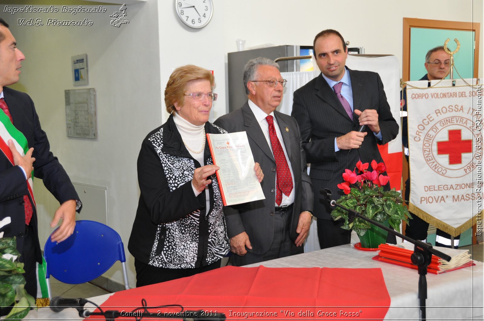 Canelli  - 2 novembre 2011 - Inaugurazione "Via della Croce Rossa" -  Croce Rossa Italiana - Ispettorato Regionale Volontari del Soccorso Piemonte