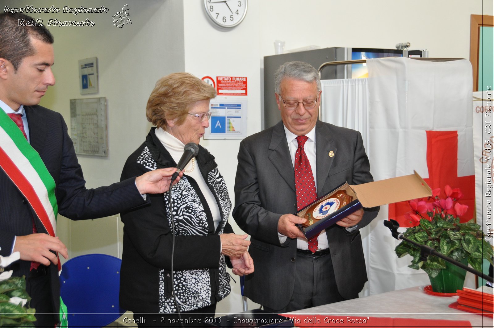 Canelli  - 2 novembre 2011 - Inaugurazione "Via della Croce Rossa" -  Croce Rossa Italiana - Ispettorato Regionale Volontari del Soccorso Piemonte