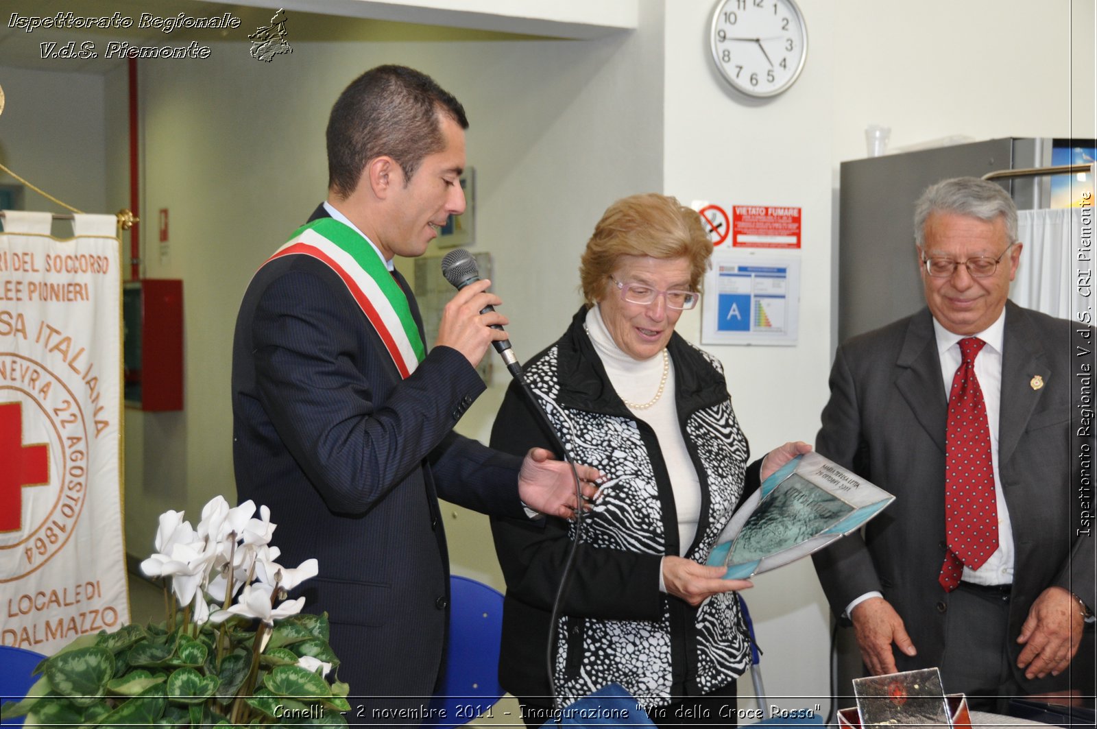 Canelli  - 2 novembre 2011 - Inaugurazione "Via della Croce Rossa" -  Croce Rossa Italiana - Ispettorato Regionale Volontari del Soccorso Piemonte