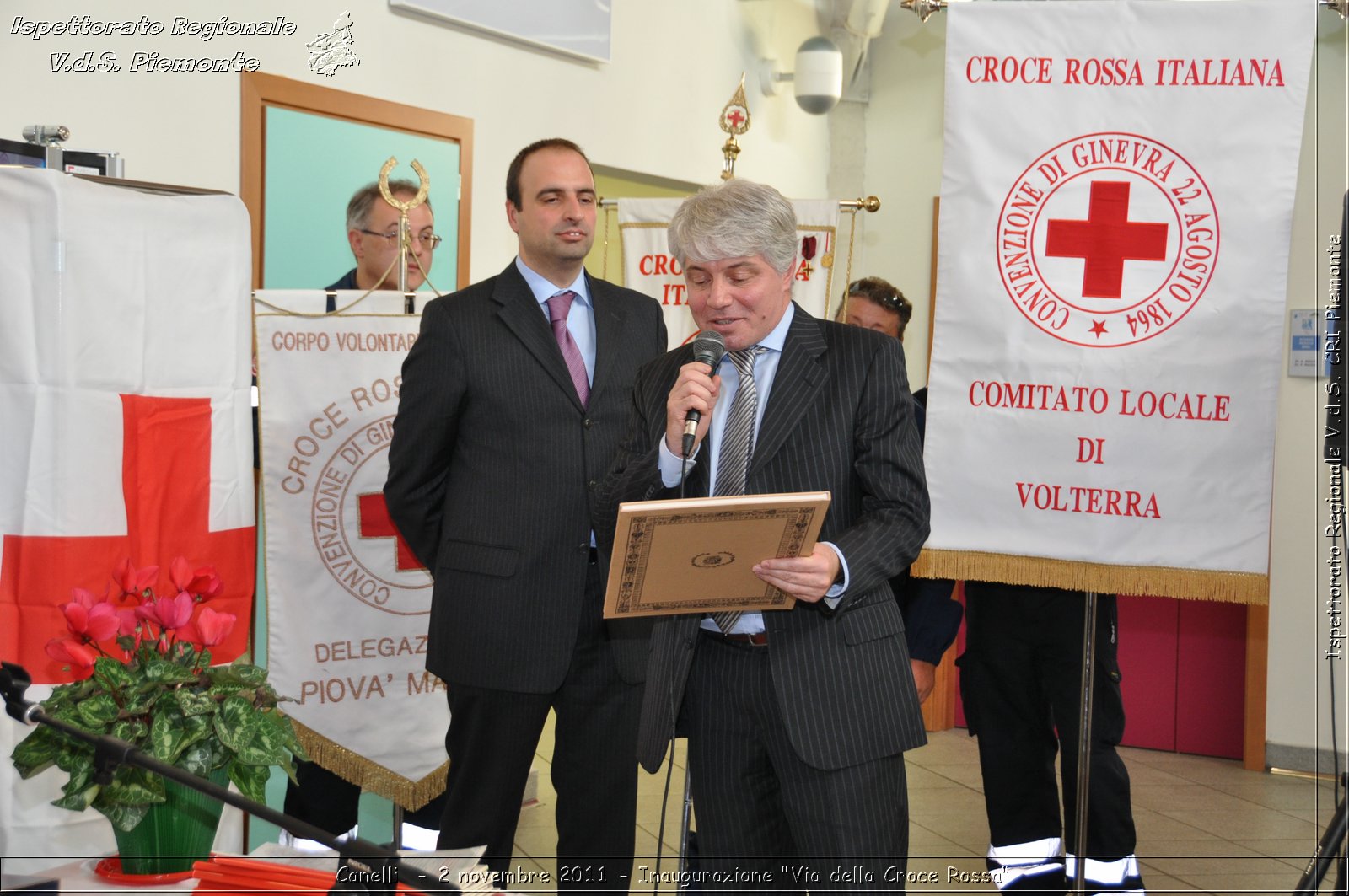 Canelli  - 2 novembre 2011 - Inaugurazione "Via della Croce Rossa" -  Croce Rossa Italiana - Ispettorato Regionale Volontari del Soccorso Piemonte