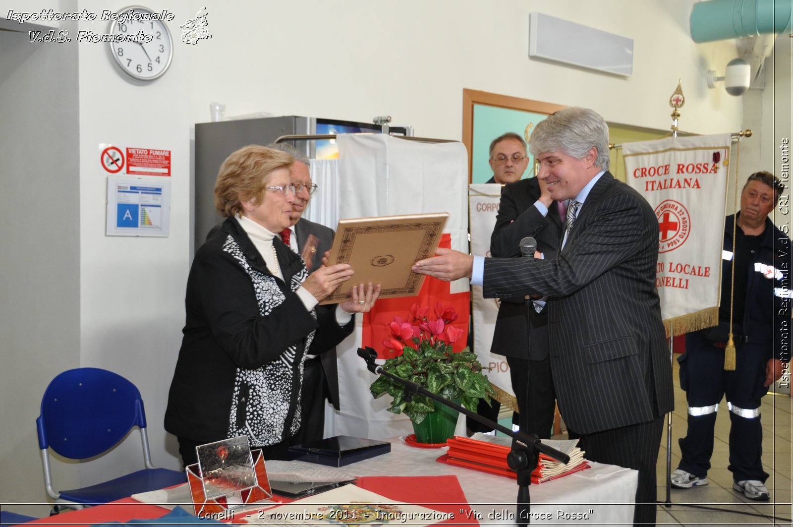 Canelli  - 2 novembre 2011 - Inaugurazione "Via della Croce Rossa" -  Croce Rossa Italiana - Ispettorato Regionale Volontari del Soccorso Piemonte