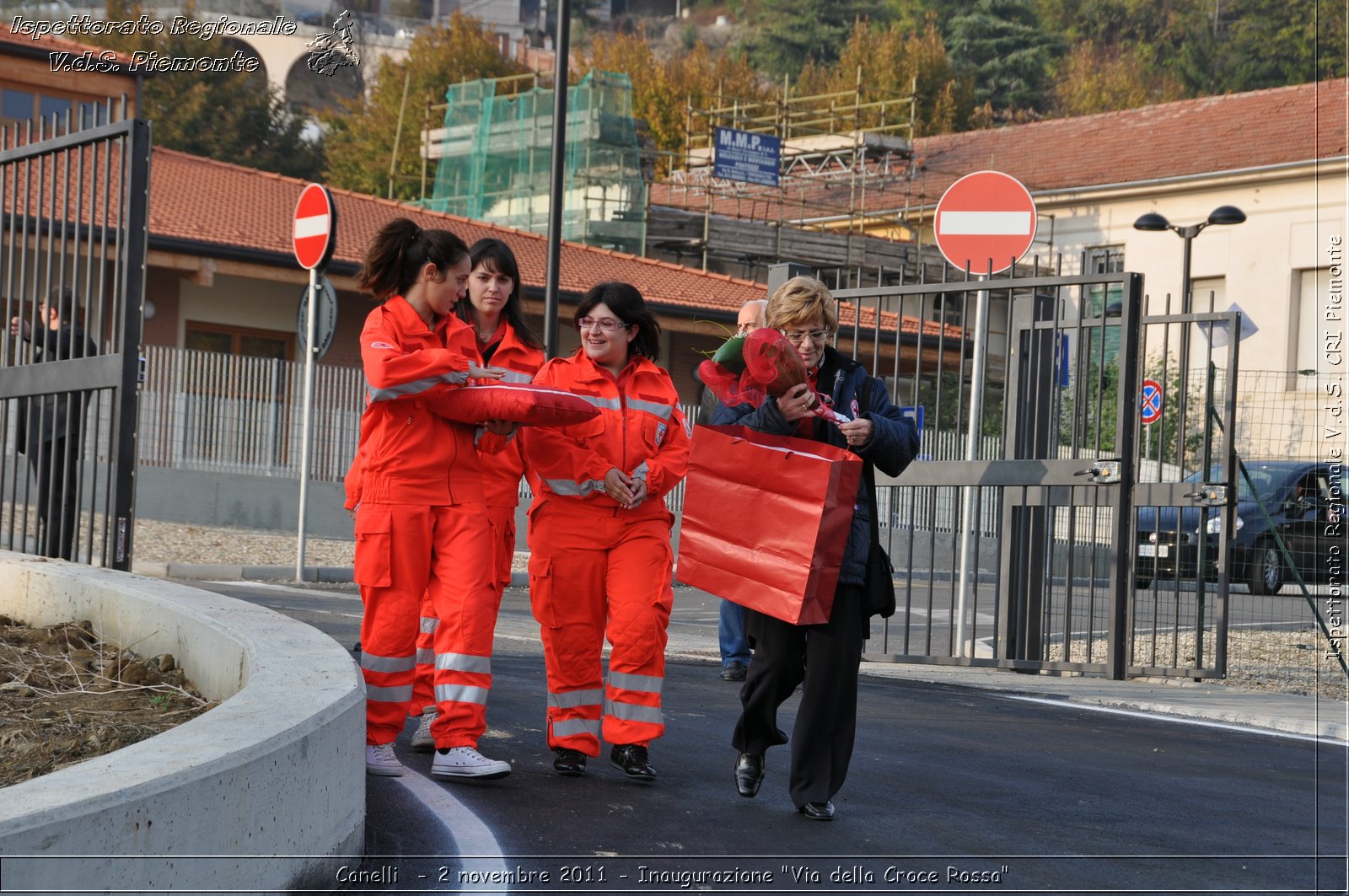 Canelli  - 2 novembre 2011 - Inaugurazione "Via della Croce Rossa" -  Croce Rossa Italiana - Ispettorato Regionale Volontari del Soccorso Piemonte