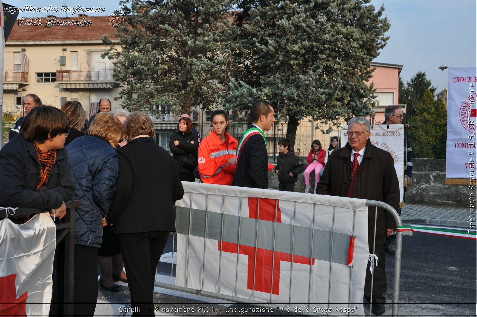 Canelli  - 2 novembre 2011 - Inaugurazione "Via della Croce Rossa" -  Croce Rossa Italiana - Ispettorato Regionale Volontari del Soccorso Piemonte