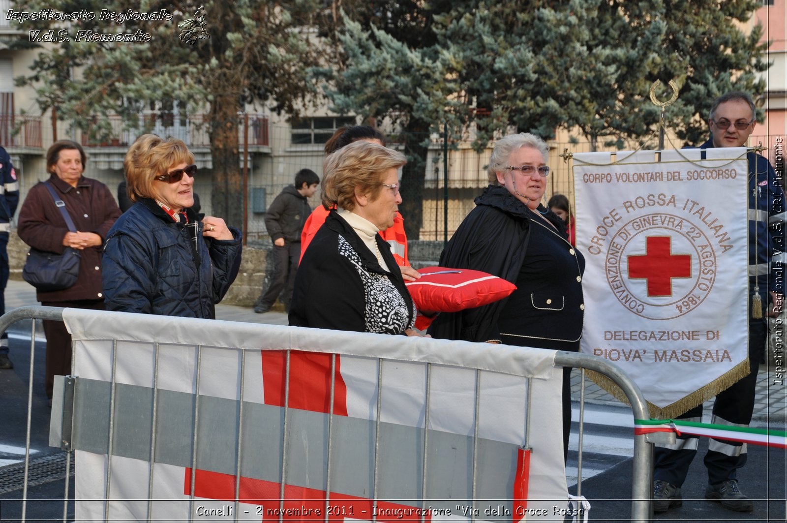 Canelli  - 2 novembre 2011 - Inaugurazione "Via della Croce Rossa" -  Croce Rossa Italiana - Ispettorato Regionale Volontari del Soccorso Piemonte