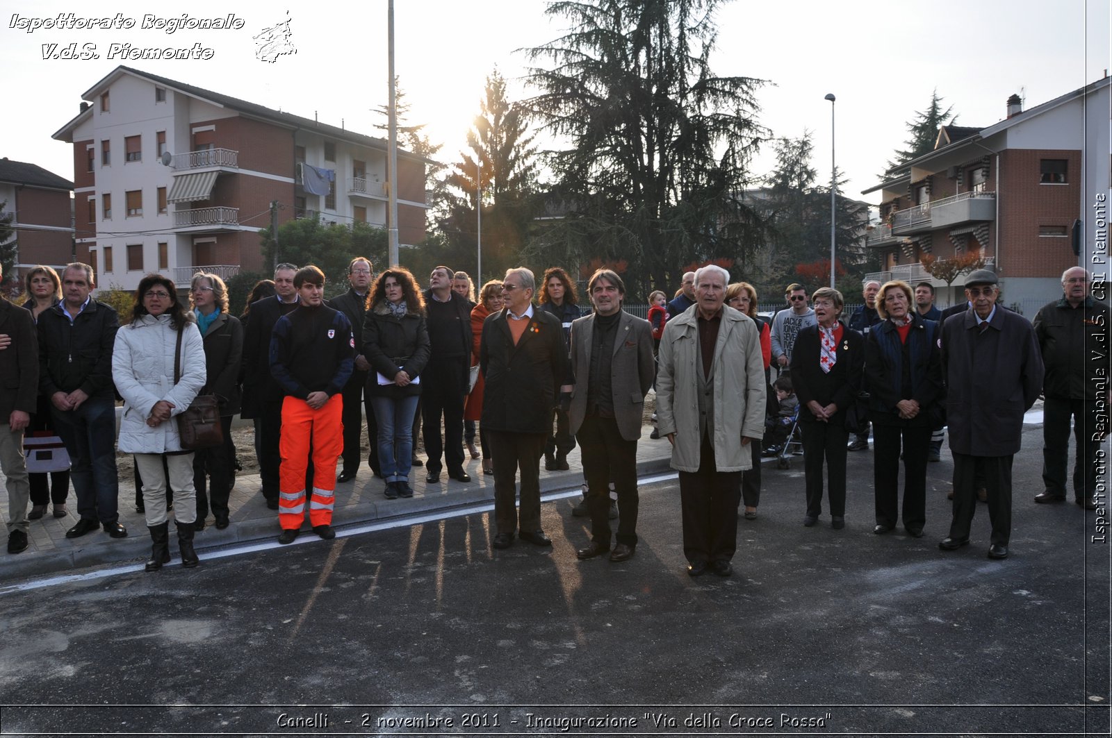 Canelli  - 2 novembre 2011 - Inaugurazione "Via della Croce Rossa" -  Croce Rossa Italiana - Ispettorato Regionale Volontari del Soccorso Piemonte