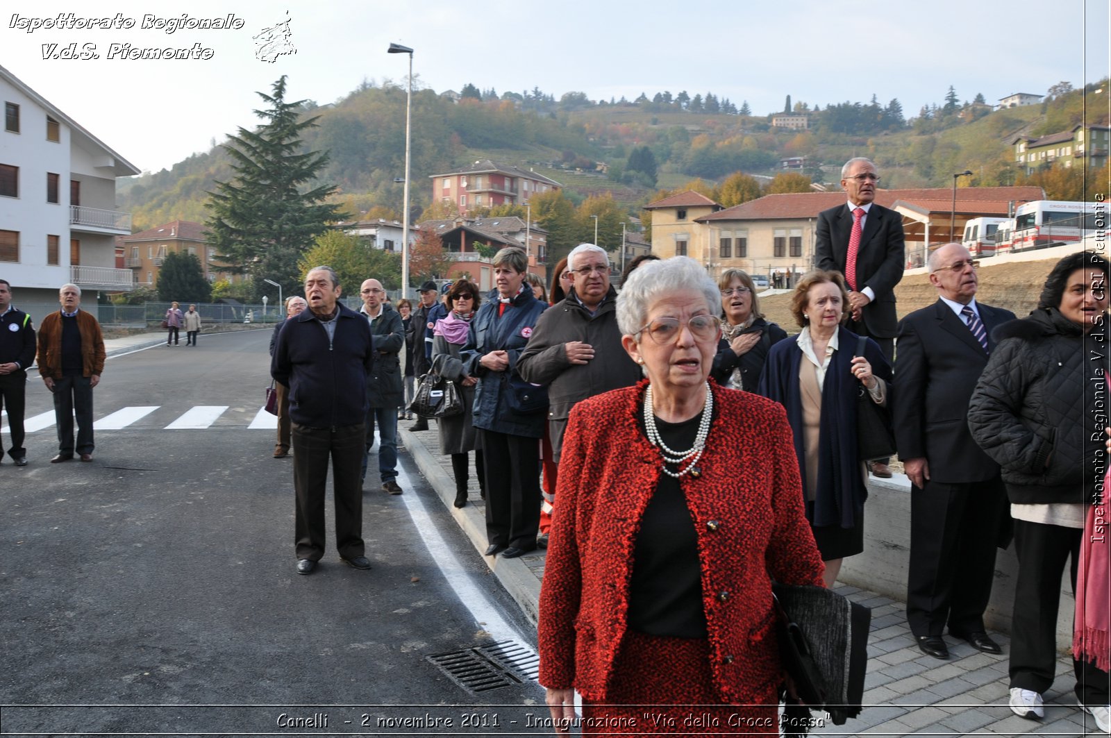 Canelli  - 2 novembre 2011 - Inaugurazione "Via della Croce Rossa" -  Croce Rossa Italiana - Ispettorato Regionale Volontari del Soccorso Piemonte