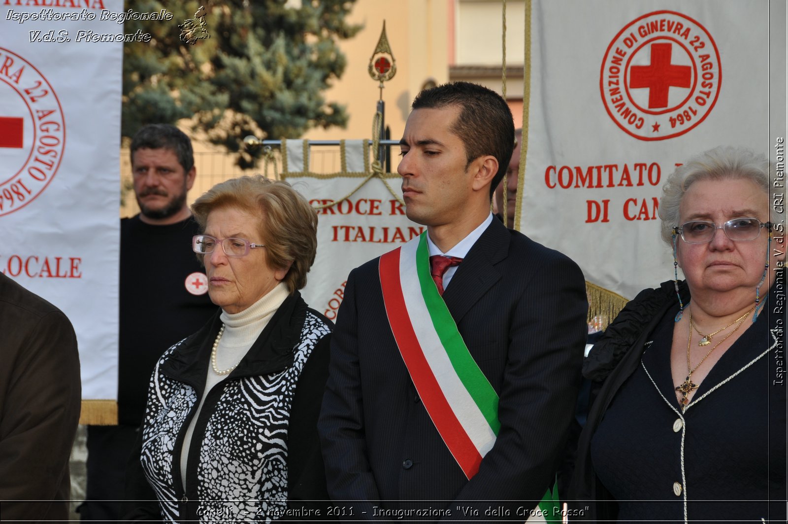 Canelli  - 2 novembre 2011 - Inaugurazione "Via della Croce Rossa" -  Croce Rossa Italiana - Ispettorato Regionale Volontari del Soccorso Piemonte