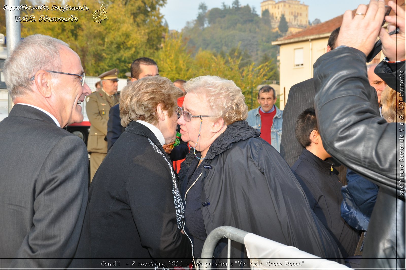 Canelli  - 2 novembre 2011 - Inaugurazione "Via della Croce Rossa" -  Croce Rossa Italiana - Ispettorato Regionale Volontari del Soccorso Piemonte